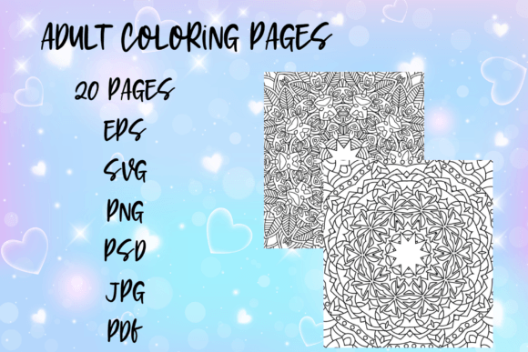 20 Coloring Page Bundle: A Creative Tool for Relaxation and Productivity