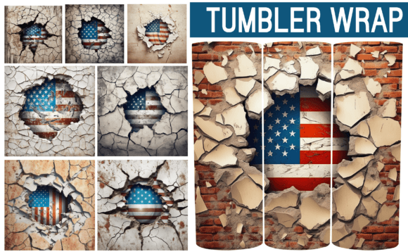 4th of July Tumbler Wrap: Patriotic Style