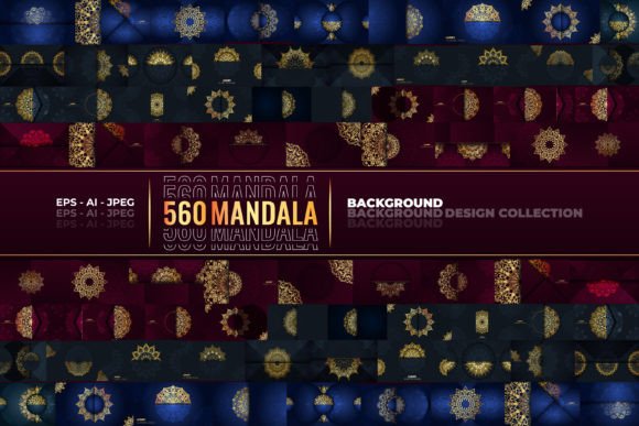 560 Mandala Design Mega Collection Set