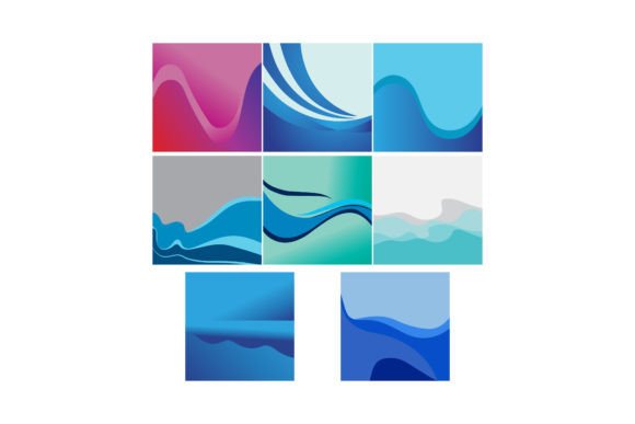 Abstract Water Wave: A Modern Design Element for Creative Expression