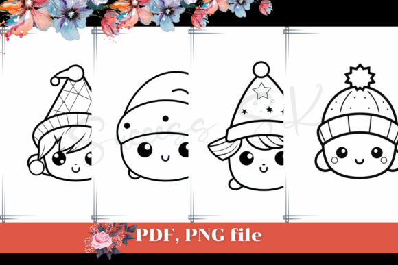 Christmas Baby Santa Coloring Pages KDP: A Unique and Versatile Digital Product for Creative Projects