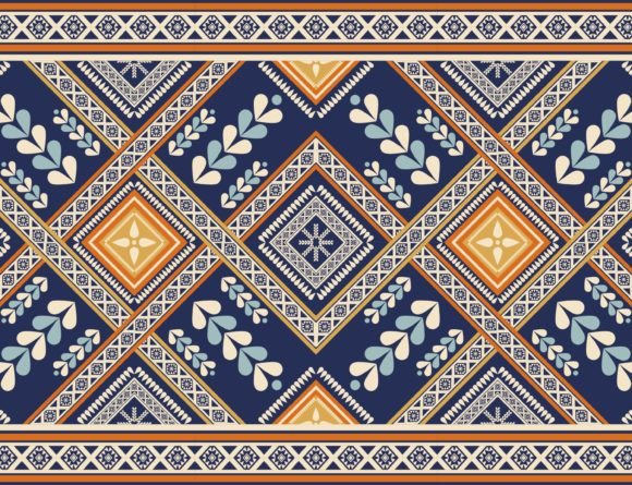 Exploring Ethnic Embroidery Border Pattern in Design Workflows