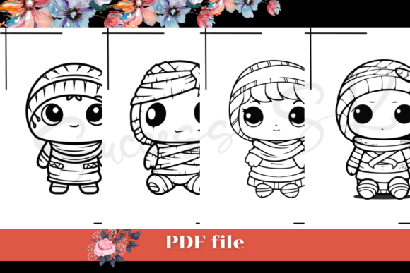 Halloween Mummy Coloring Page for KDP: A Creative and Profitable Digital Product