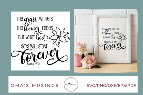 Isaiah Bible Verse - Christian SVG: A Versatile Design for Faithful Creators