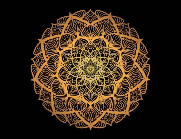 Mandala Gold Color: A Timeless Element for Creative and Professional Workflows