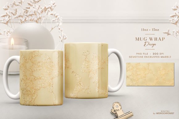 Mug Sublimation Gold Marble Orange Glow: A Stunning Design for Creative Projects