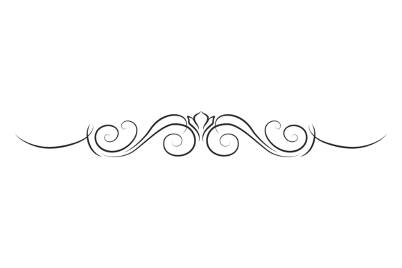 Ornate Elegant Classic Divider. Decorati: A Timeless Addition to Your Design Projects
