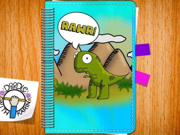 Rawr Digital Planning Sticker Set: A Dino-licious Way to Organize Your Life