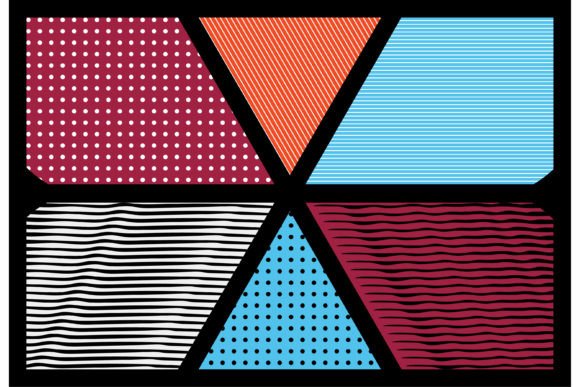 Retro Background Black Horizontal