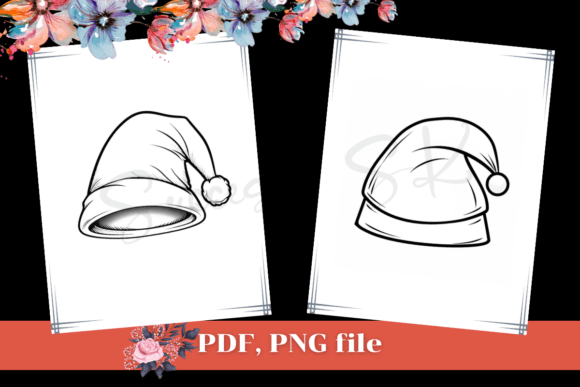 Santa Hat Christmas Coloring Pages on KDP: A Creative and Profitable Opportunity