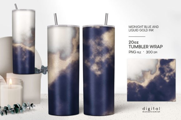 Tumbler Sublimation Blue Alcohol Ink: A Versatile Design for Creative Projects